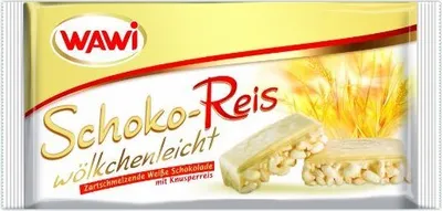 Image de WAWI tablette de riz au chocolat blanc 200grammes paquet de 8