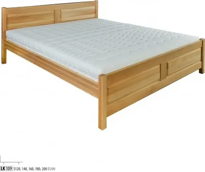 Obrázek produktu pro Postel z masivního dřeva Bett Holz, rozměr 100x200 cm, jednolůžko, nábytek z masivního dřeva