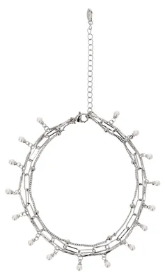 Image de Bracelet pour femme NAHIMA - argenté blanc. Taille unique