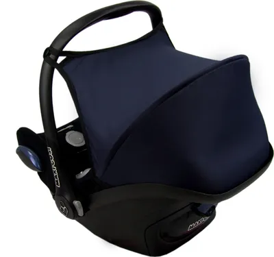 Produktbild von BAMBINIWELT Sonnenverdeck, UV50+, für Maxi-Cosi CABRIOFIX, Sonnendach, Babyschale, Autositz, Maxi Cosi, marine + GRATIS Gurtpolster