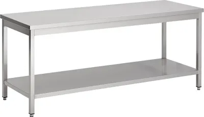 Immagine prodotto di Tavolo da lavoro Combisteel con base in acciaio inox 2000x700x900mm