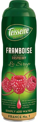 Zdjęcie produktu dla Teisseire syrop malinowy wysokoskoncentrowany napój bezalkoholowy 600ml