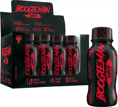 Produktbild von Trec Nutrition Boogieman Shot (12x100ml) Bubblegum - Pre-Workout - Pre-Workout Shots