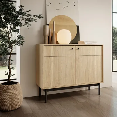Produktbild von Kommode 103,5 cm in Eiche JANTAR-160
