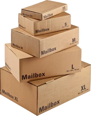 Image de ColomPac Versandkarton Mailbox CP 098.01 XS braun