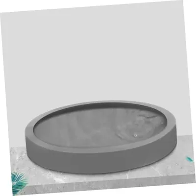 Produktbild von Runder Pflanzenuntersetzer aus Kunststoff für Bonsai und Gartenpflanzen