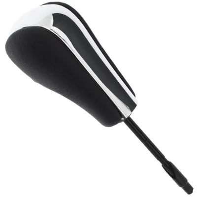Immagine prodotto di BMW 1 E81 E82 E87 E88 Pomello del cambio AUTOMATICO NERO + CROMO - POMELLO LUNGO