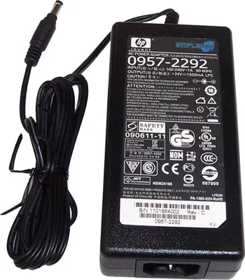 Produktbild von HP 0957-2292, 100-240, 50/60, 24 V, 1,5 A, Innenraum, Schwarz