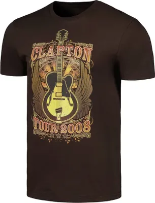 Image de Eric Clapton - "Tour 2008" T-shirt Homme/Femme Unie RO7643 (S) (Marron)