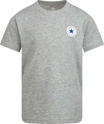 Obrázek produktu pro Dětské tričko s krátkým rukávem Converse s potiskem, šedé, velikost 4–5 let, šedé, velikost 4–5 let