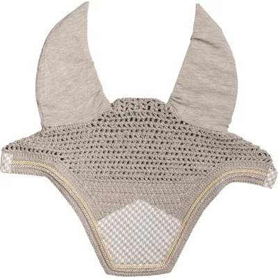 Immagine prodotto di Kentucky Horsewear Fly Cap Wellington Velluto Stampa Fly Cap Grigio/Bianco Completo