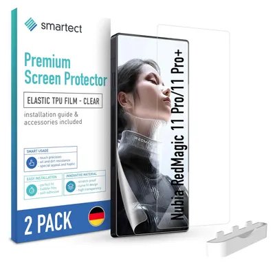 Produktbild von 2x TPU Schutzfolie Klar für Nubia RedMagic 11 Pro / 11 Pro+ Displayschutz Folie