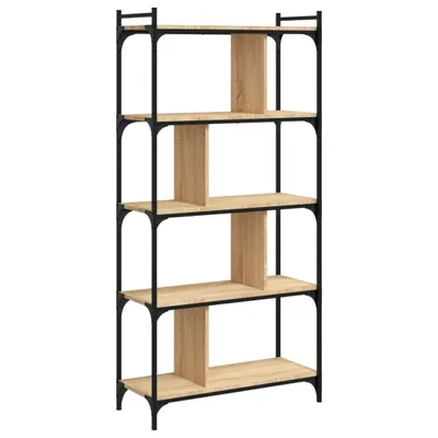 Immagine prodotto di SYFAX™ Libreria Rovere Sonoma 5 Ripiani 76x32x158 cm Legno Multistrato