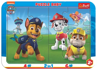 Obrázek produktu pro Trefl Paw Patrol Baby, 4 kusů, Kreslené filmy, 2 rok/roky