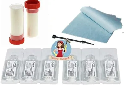 Produktbild von BügeleisenReinigungsset Entkalker mit Radierer Reinigungsstift Bürste