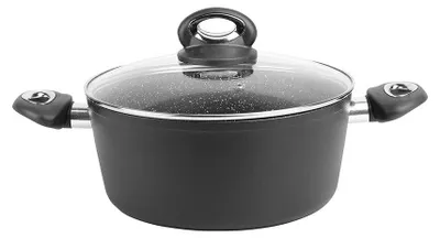 Produktbild von Sitram 711707 Kochtopf, Granit, Durchmesser 24 cm, 4,5 Liter