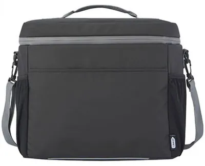 Immagine prodotto di L-merch 130045 | Borsa frigo 22L - Colore: Nero tinta unita - Dimensioni: 35 x 31 x 20,5 cm