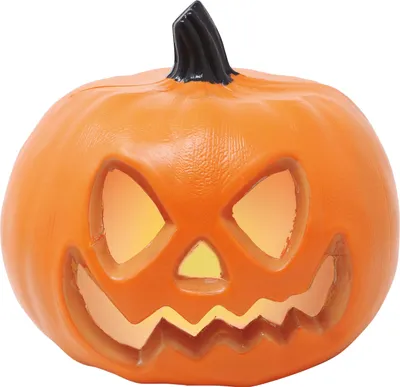 Produktbild von Leuchtender Kürbis aus Kunststoff, orange, 20 cm