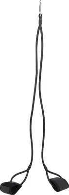 Obrázek produktu pro Cvičební pás, posilování paží, měkký latex, elastický, fitness pro posilovnu, trénink, přenosný, černý