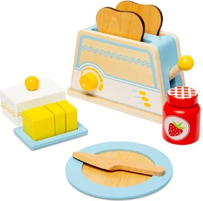Produktbild von BigJigs Holz Frühstücksset Spielzeug - Rollenspiel Küche