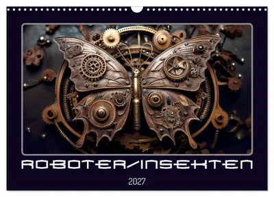 Produktbild von Roboterinsekten (Wandkalender 2027 DIN A3 quer), CALVENDO Monatskalender