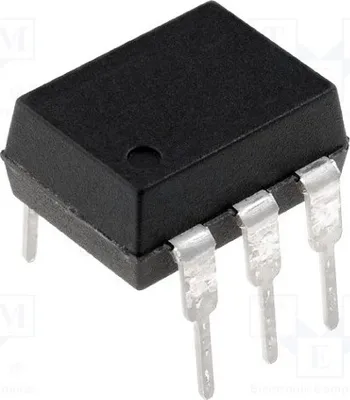 Produktbild von 1x Optotriac UAusg: 600V ohne Nullschaltung 5,3kV DIP6 MOC3051M Opto-Triacs
