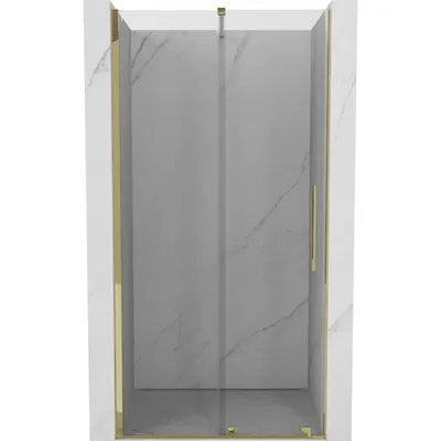Obrázok produktu pre Mexen Velar posúvacie sprchové dvere 120 cm, Priehľadné, zlaté - 871-120-000-01-50