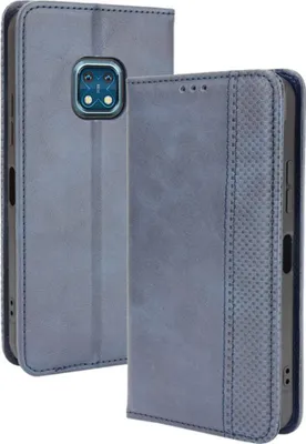 Produktbild von Nokia XR20 Hülle - Coverup Vintage Style Klapphülle - Blau