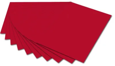 Produktbild von Folia 614/50 20, Rot, A4 (210 x 297 mm), Einfarbig, 300 g/m², 50 Blätter, Deutschland