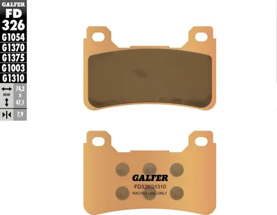 Produktbild von Galfer Bremsbeläge FD326G1310 Sinter-Metall Racing kompatibel mit