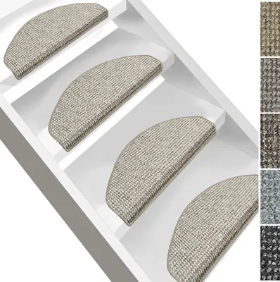 Produktbild von Stufenmatte Carlton Rechteckig Graubeige 71