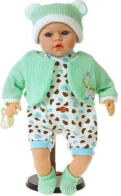 Image de Poupée bébé qui chante et parle en polonais 45cm