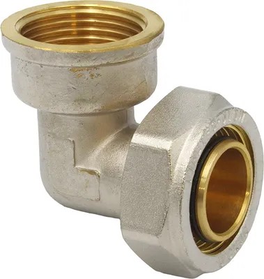 Produktbild von Klemmring Schraubfitting Winkel 32x3 90° - 1 Zoll Innengewinde