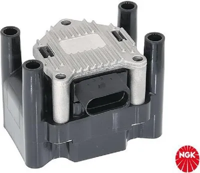 A product shot of a car ignition coil.