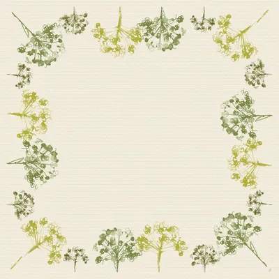 Produktbild von 100x Duni Dunisilk®-Mitteldecke 84 x 84 cm Green Umbles