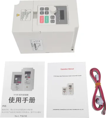 Image de Convertisseur de fréquence vectoriel, régulation de tension/fréquence d'entrée, système automatique PID, composant électronique H100?1,5T4?1B, triphasé, CA 380 V