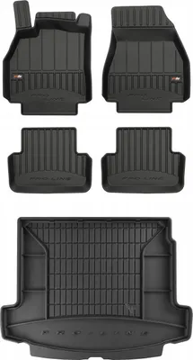 Image de Lot de 3 tapis en caoutchouc 3D pour Renault Mégane 2 Break 2003-2009
