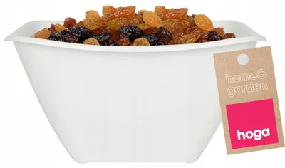 Produktbild von Hoga Weiße Kunststoff-Küchenschüssel 0,9L Praktisch 16cm