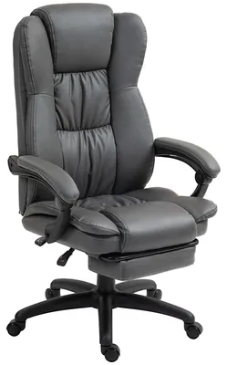 Image de Chaise de bureau ergonomique Vinsetto avec fonction inclinable, 68,5 x 68,5 x 113-121 cm