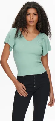 Produktbild von ONLY T-Shirt 'Leelo', 15203888, Jadeite, Gr. XS