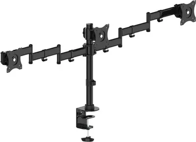 Zdjęcie produktu dla Multibrackets 3385, Zaciskowy/przelotowy, 24 kg, 38,1 cm (15"), 68,6 cm (27"), 100 x 100 mm, Czarny