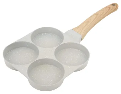 Zdjęcie produktu dla Solidchoice - Patelnia do omletów na 4 porcje z powłoką nieprzywierającą, idealna do jaj i naleśników