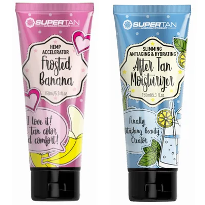 Obrázek produktu pro Supertan Frosted Banana + After Tan Po Opalaniu Gratis