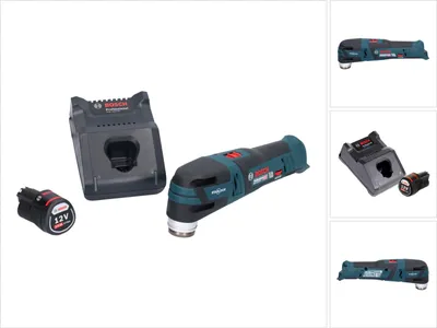 Immagine prodotto di Bosch GOP 12V-28 Professional Starlock Brushless Cordless Sander Cutter + 1x 2.0 Ah Battery + Charger