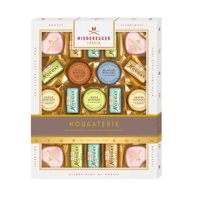 Produktbild von Niederegger Vollmilch und Zartbitterschokolade Nougatpralinen 298g