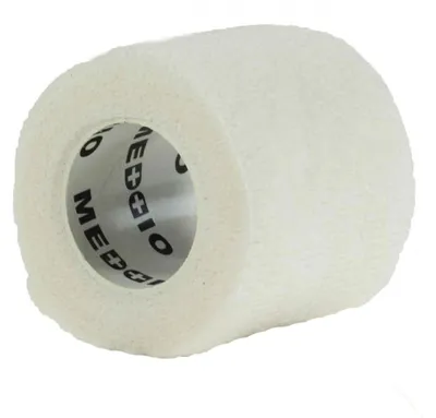1/3/6 Haftbandagen Größe+Farbe wählbar - selbsthaftende Bandage Fixierverband selbstklebend 1 Stück | 5 cm | weiß