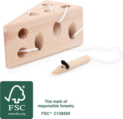 Produktbild von Fädelspiel Käse und Maus