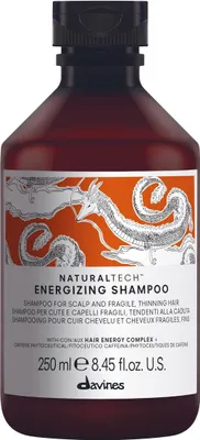 Produktbild von Davines Energizing Shampoo, 250 ml, Shampoo, Frauen, Dünnes Haar, Feuchtigkeitsspendend, Glanz, Flasche