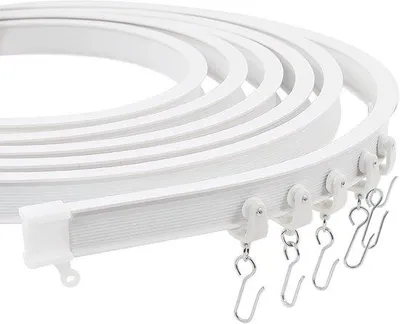 Immagine prodotto di Binario flessibile per tenda da soffitto per doccia e decorazione - Ecologico e facile da installare