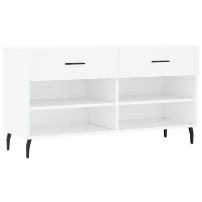 Produktbild von Schuhbank Weiß 102x35x55 cm Holzwerkstoff
